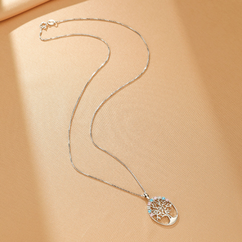 Collier Arbre de Vie – Racines d’Harmonie, Argent 925