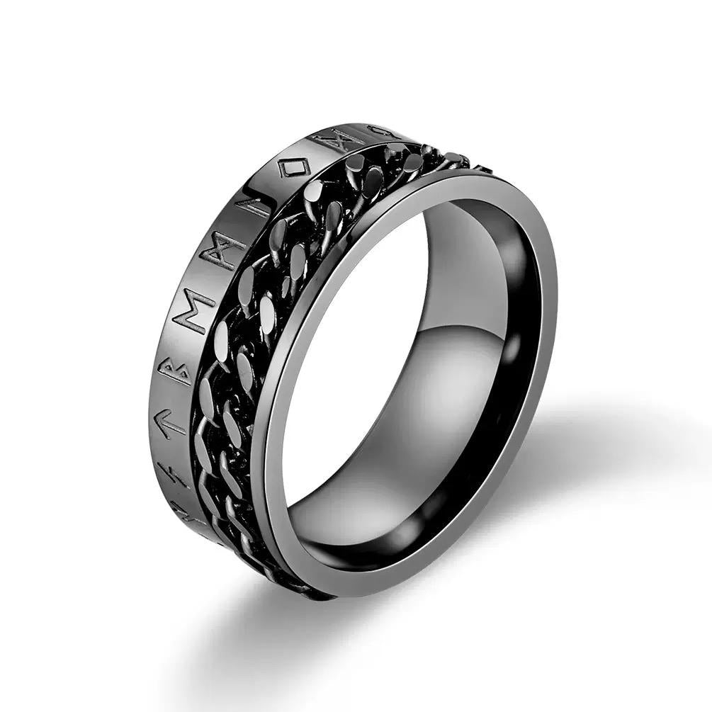 Bague Viking – Souveraineté Noire