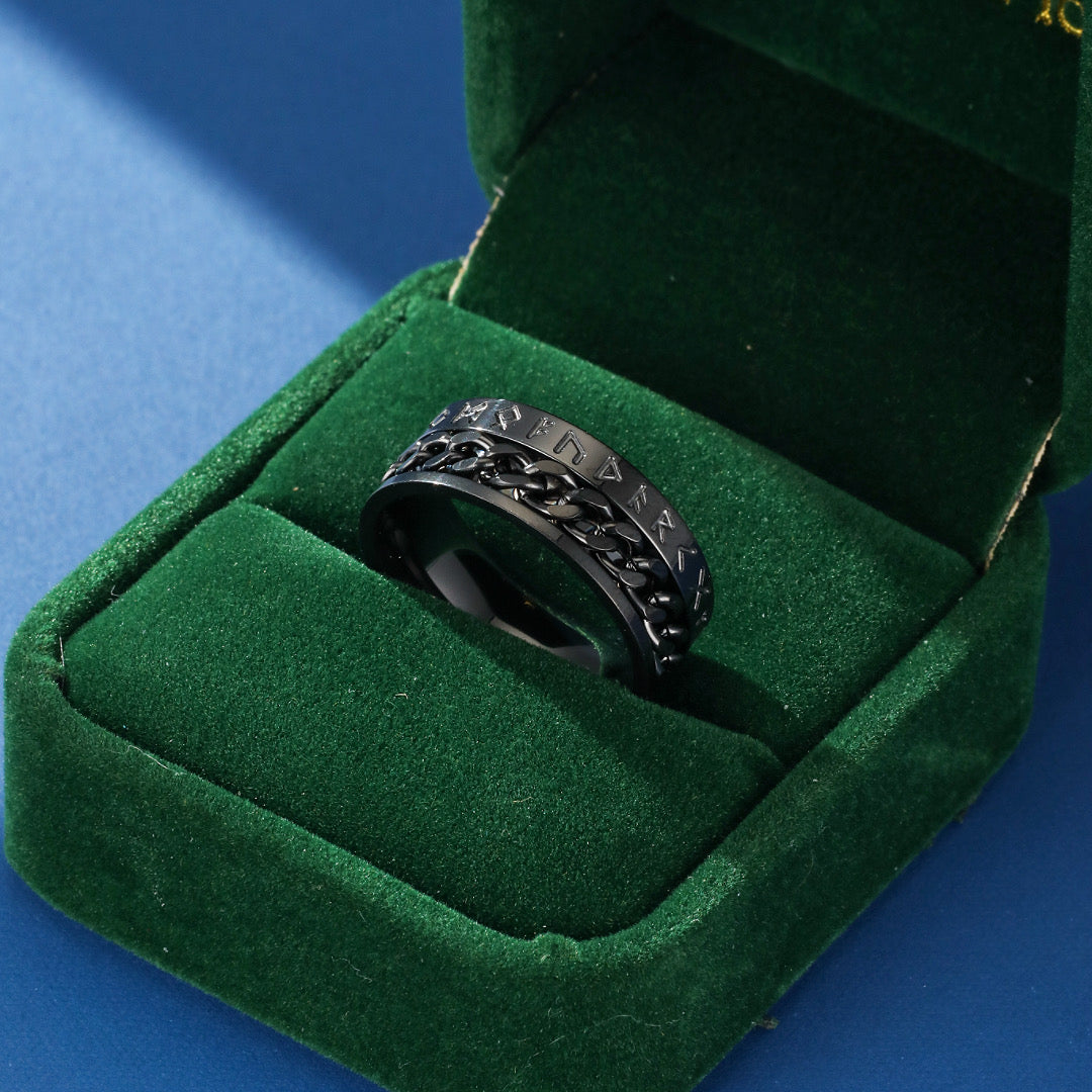 Bague Viking – Souveraineté Noire