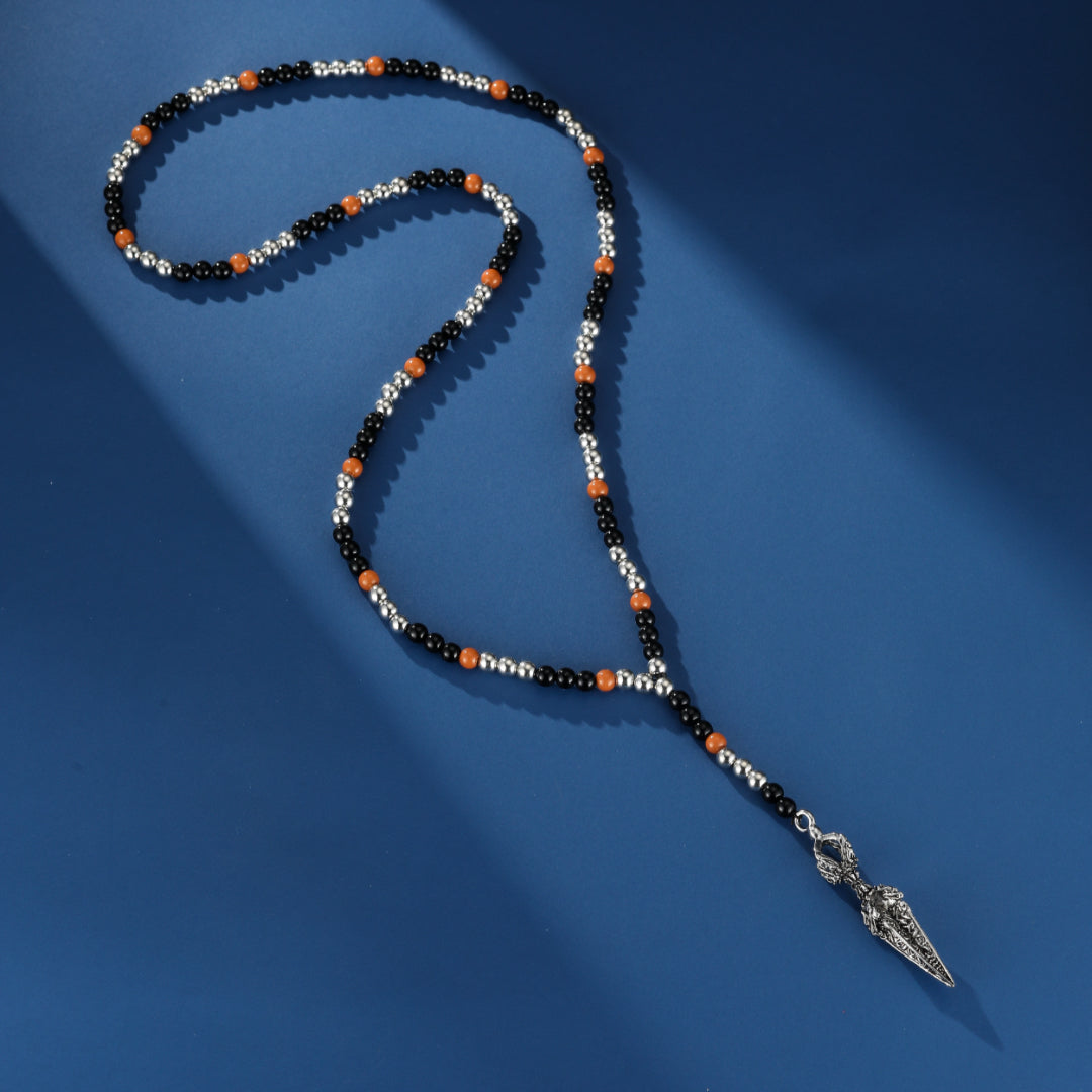 Men's Tiger Eye Necklace – Tibetan Blade