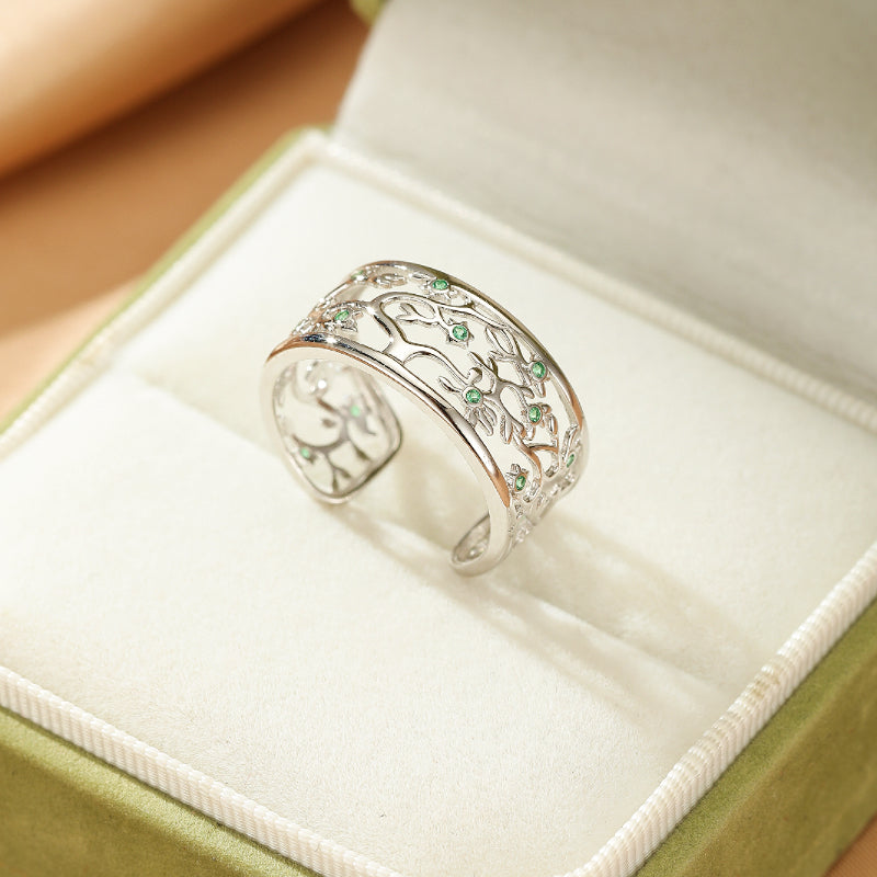 Bague Arbre de Vie – Souffle de Vie, Argent 925