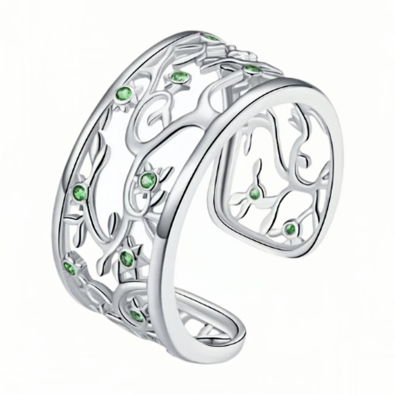 Bague Arbre de Vie – Souffle de Vie, Argent 925