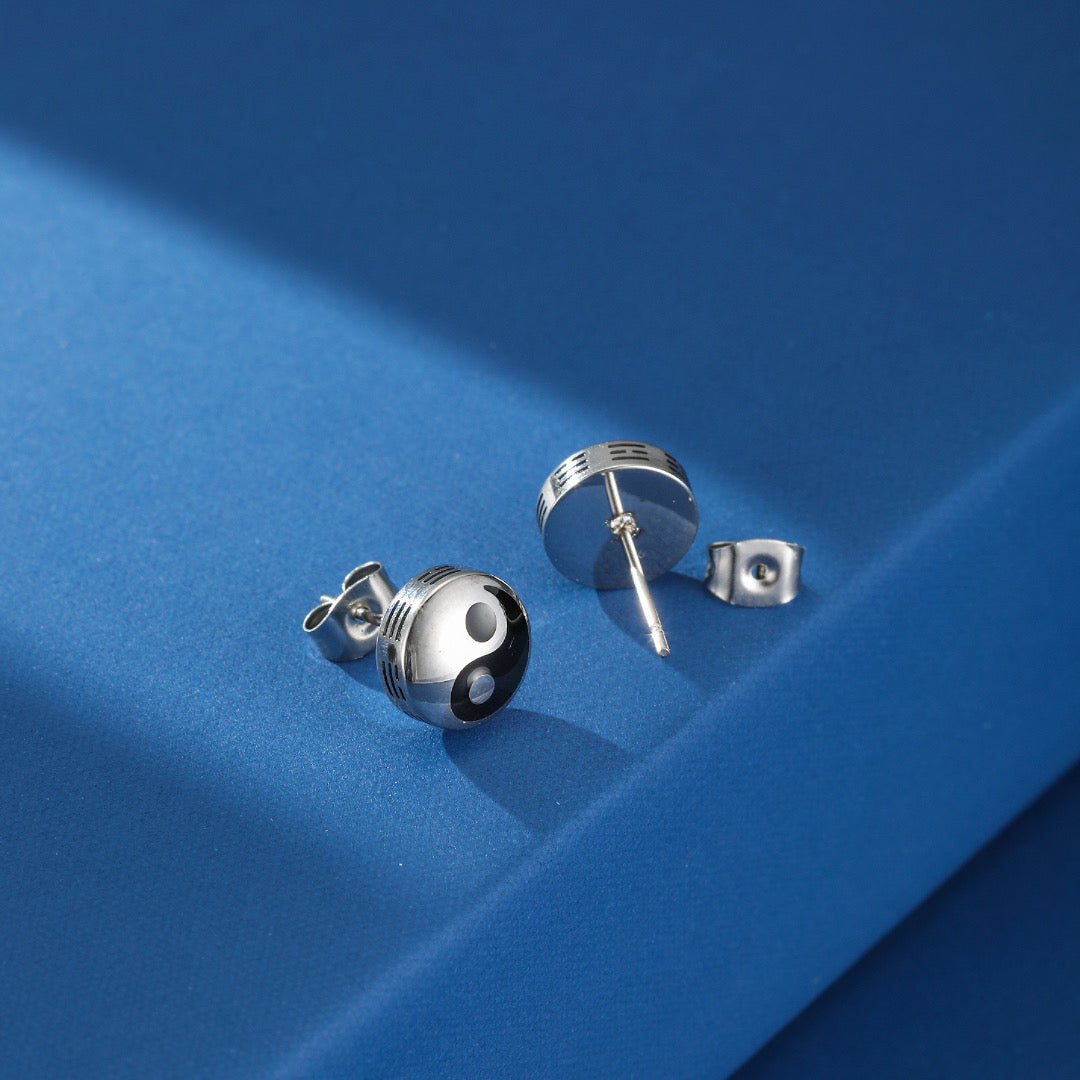 Men's Yin Yang Earring – Inner Serenity