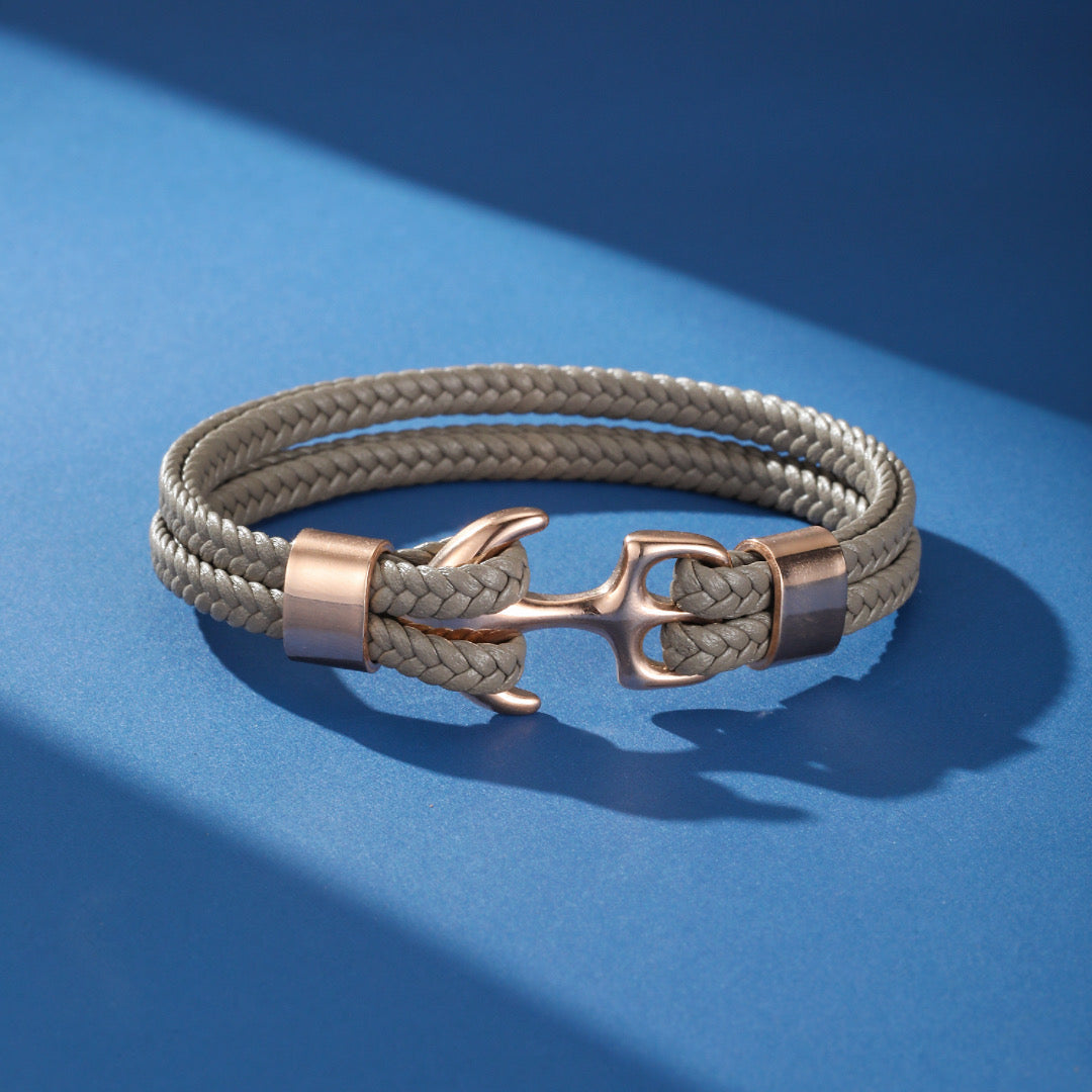 Men's Anchor Bracelet – Calm Horizon
