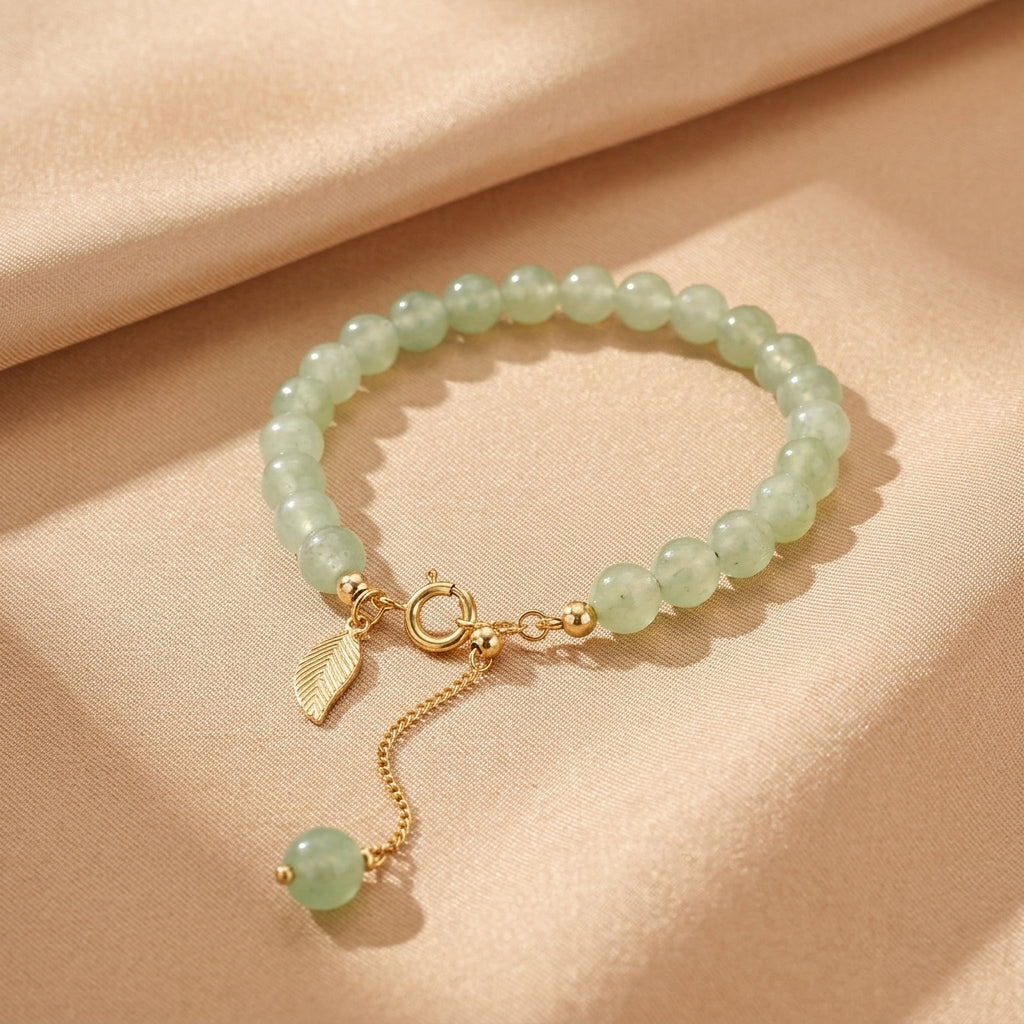 Bracelet Jade Néphrite – Rivière Paisible