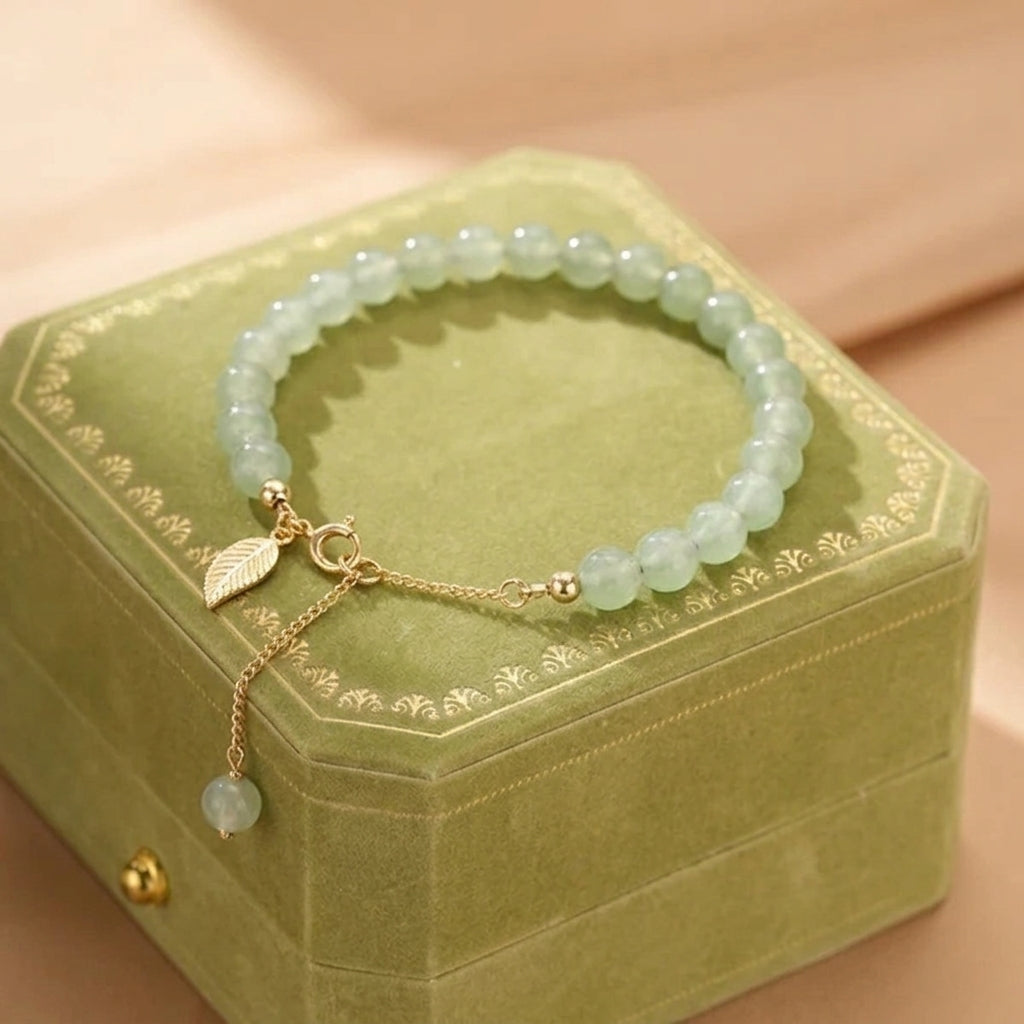 Bracelet Jade Néphrite – Rivière Paisible