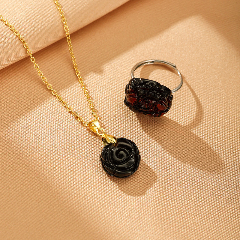 Collier Ambre – Lumière d’Automne