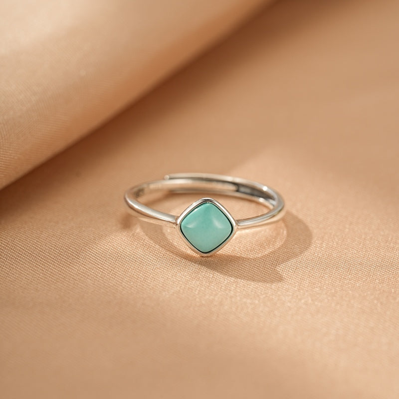 Bague Turquoise – Gardienne d’Azur, Argent