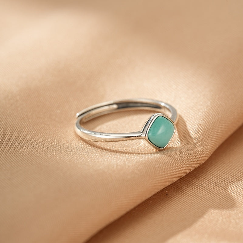 Bague Turquoise – Gardienne d’Azur, Argent