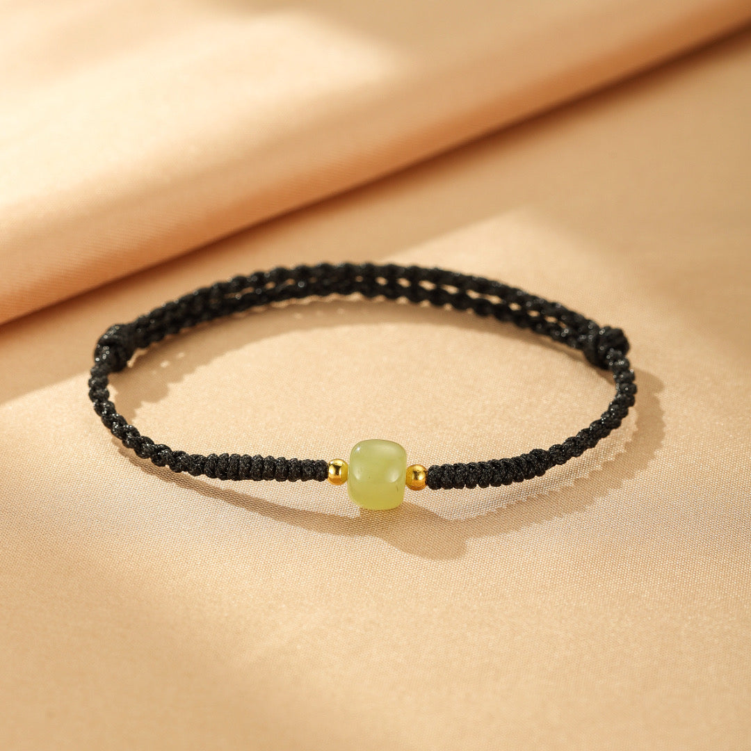 Bracelet Jade Néphrite – Jardin Sauvage
