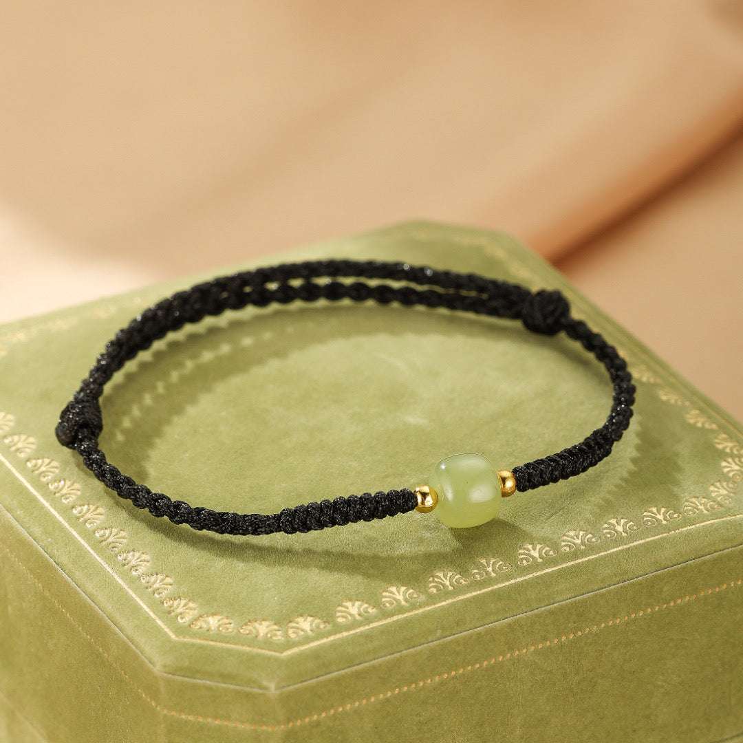 Bracelet Jade Néphrite – Jardin Sauvage
