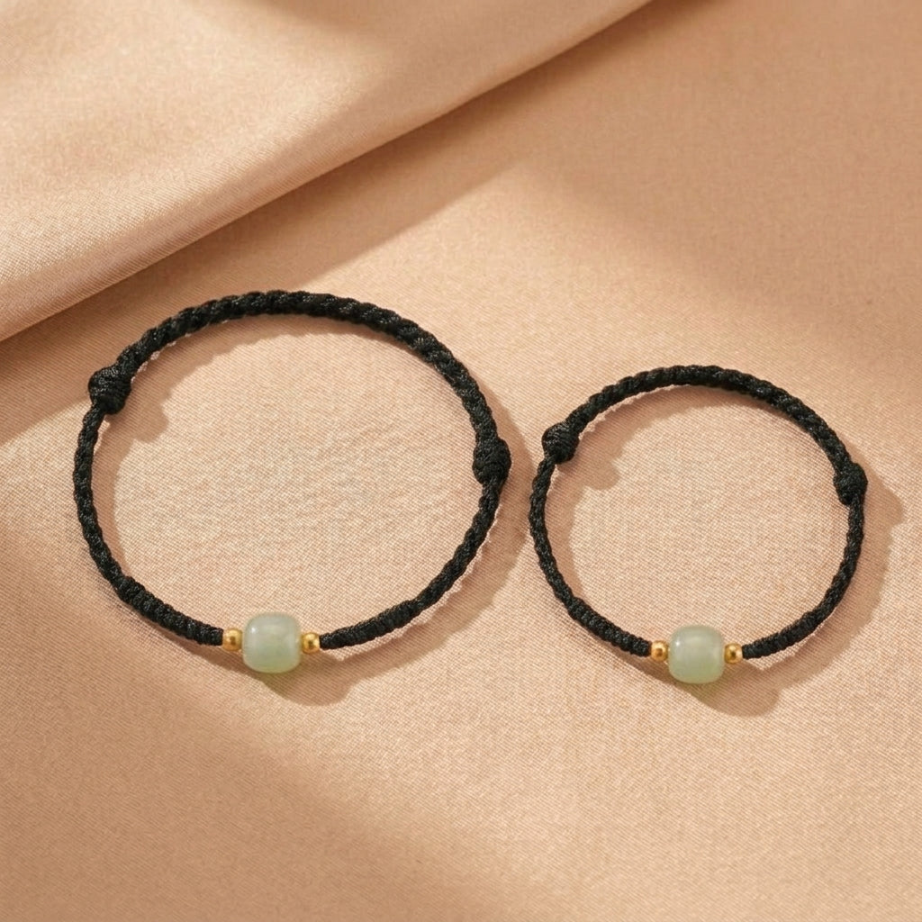 Bracelet Jade Néphrite – Jardin Sauvage