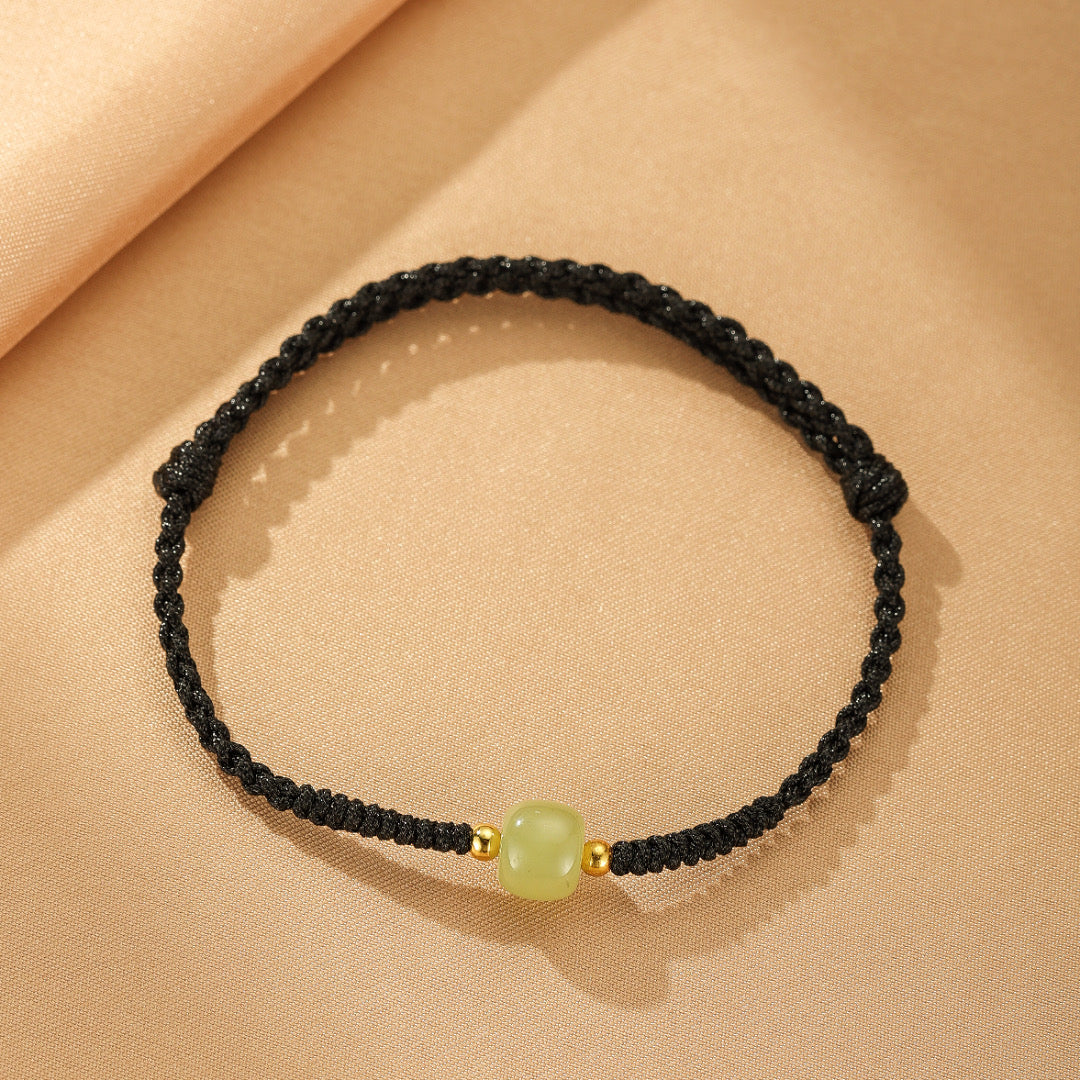 Bracelet Jade Néphrite – Jardin Sauvage