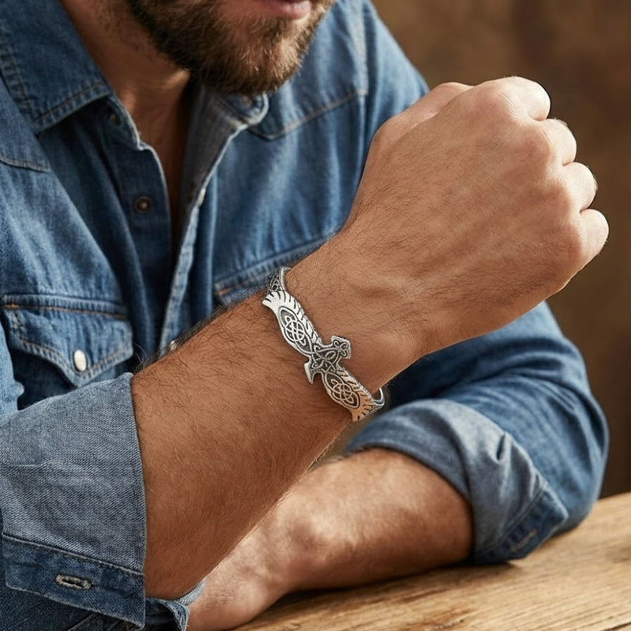 Bracelet Viking Jonc - Vol de Puissance