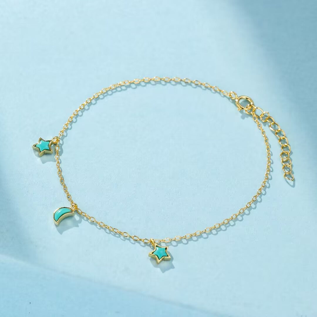 Bracelet Turquoise – Ciel Enchanté, Argent 925
