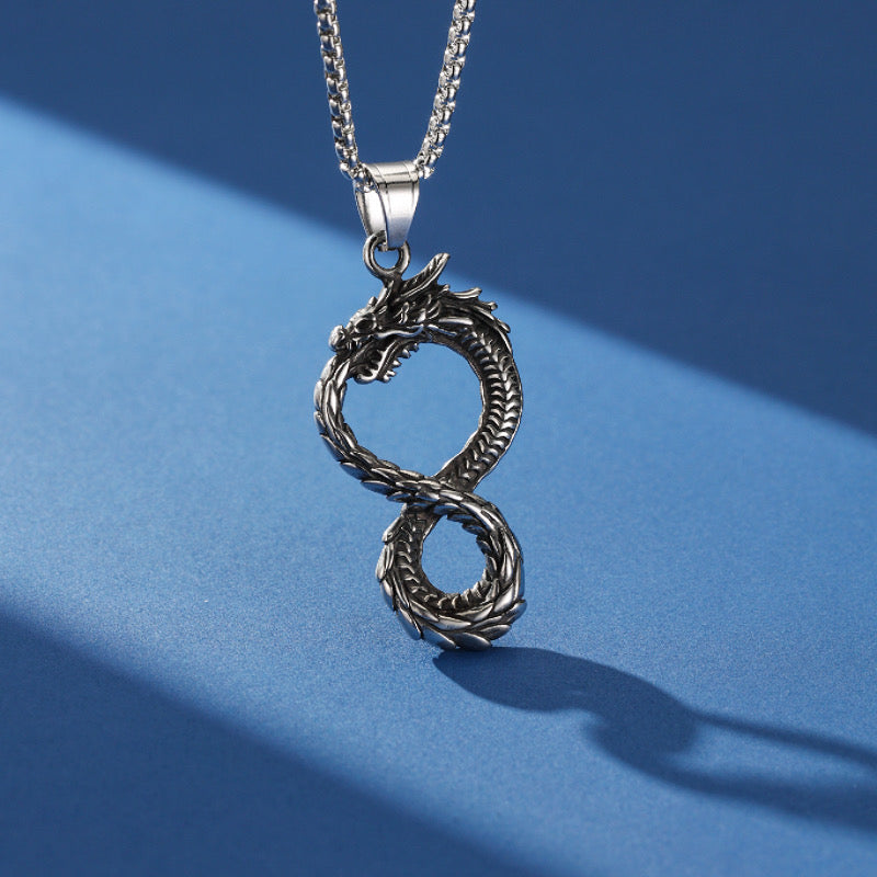 Collier Infini – Dragon Éternel