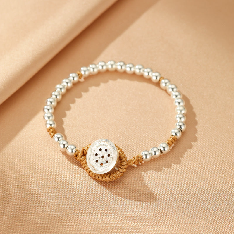 Bracelet Enfant – Graine de Lotus, Argent