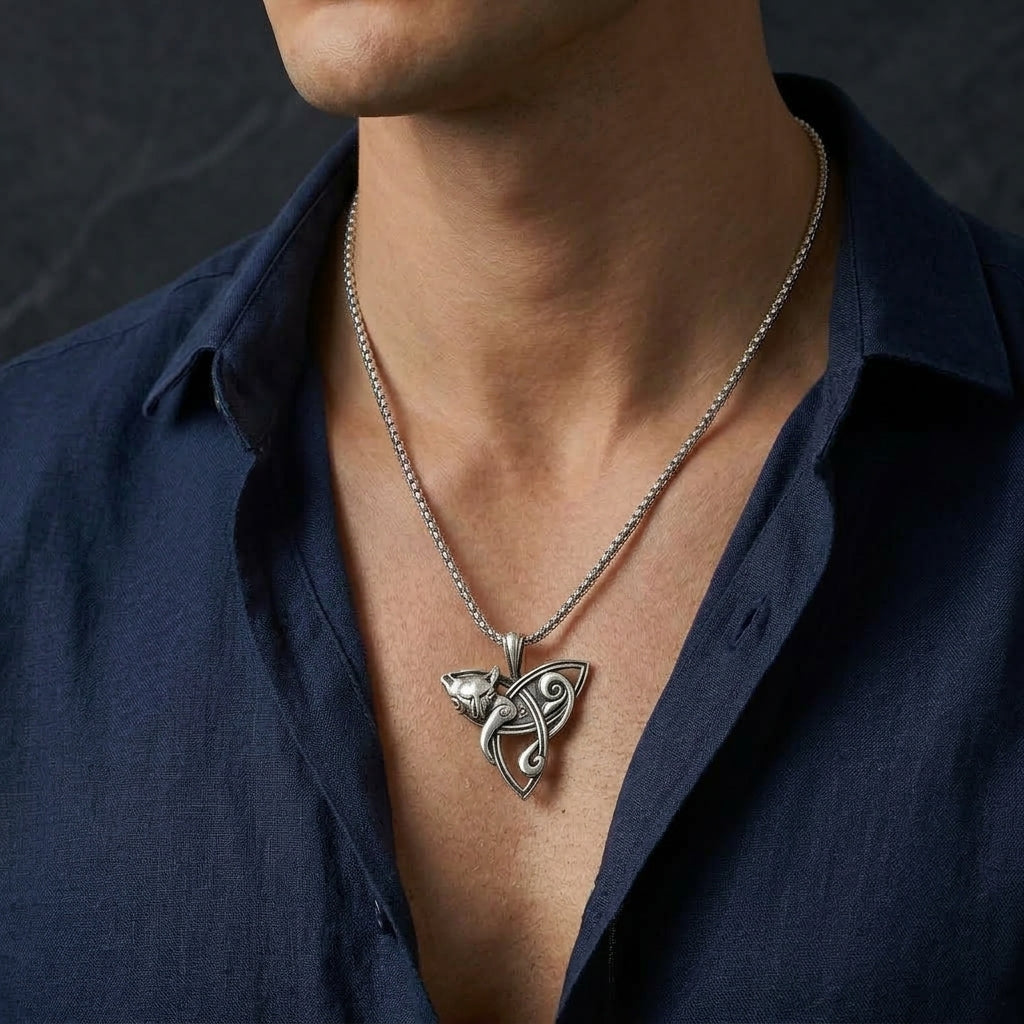 Collier Viking – Gardien Félin
