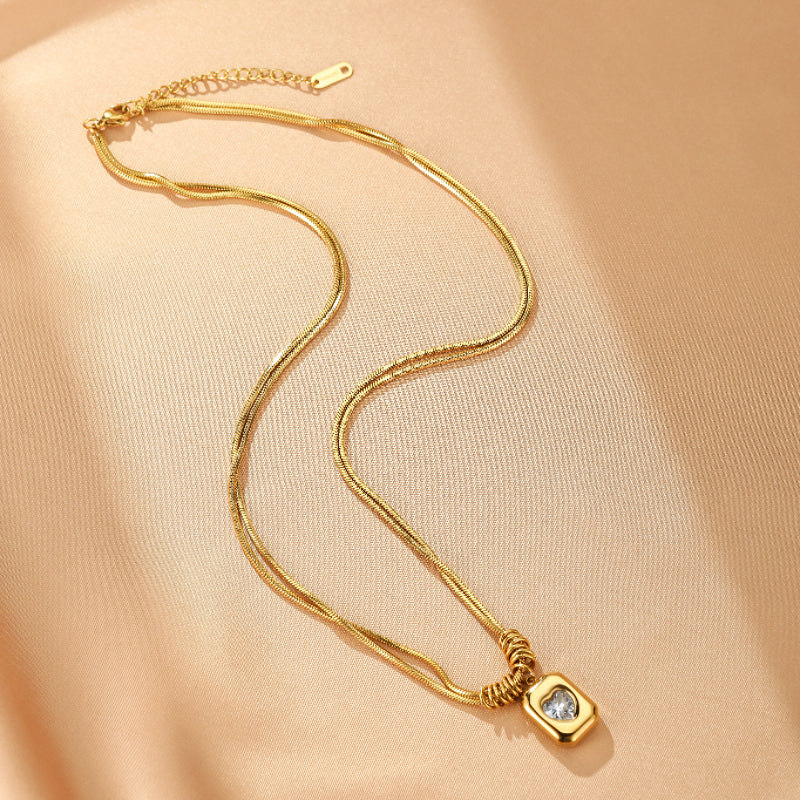 Collier Cœur – Cœur Rayonnant