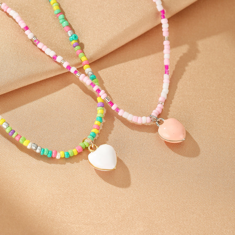 Collier Perle de Rocaille – Duo Tendresse