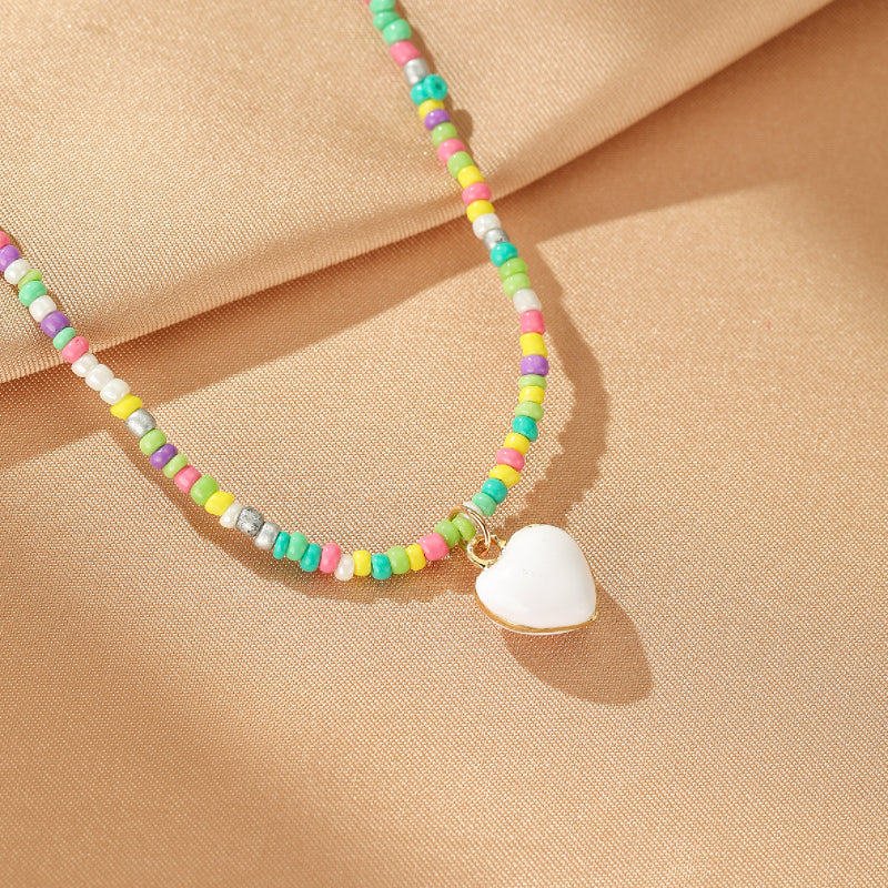 Collier Perle de Rocaille – Duo Tendresse
