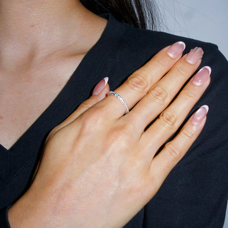 Bague Aigue marine – Douceur des Profondeurs, Argent 925