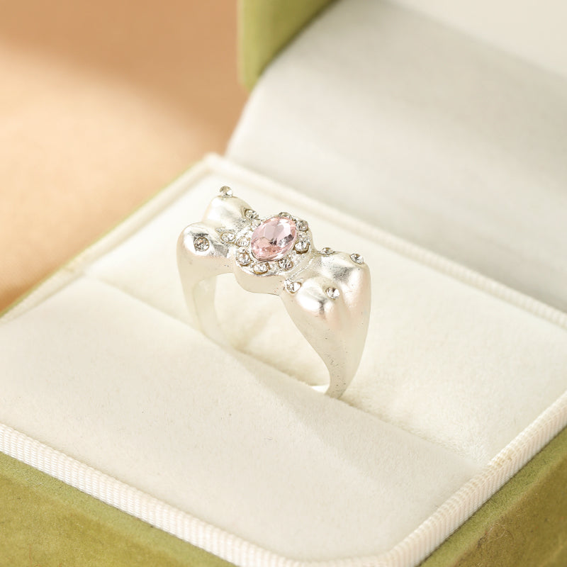 Bague Enfant – Ruban Étoilé, Argent