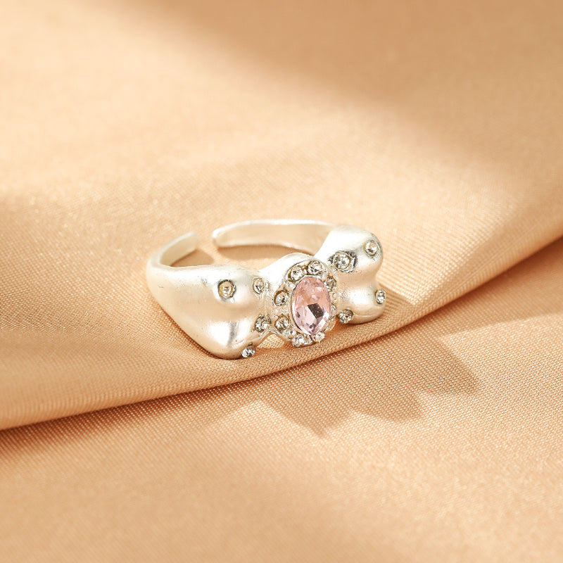Bague Enfant – Ruban Étoilé, Argent