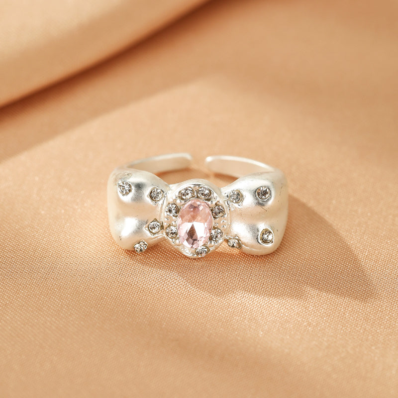 Bague Enfant – Ruban Étoilé, Argent