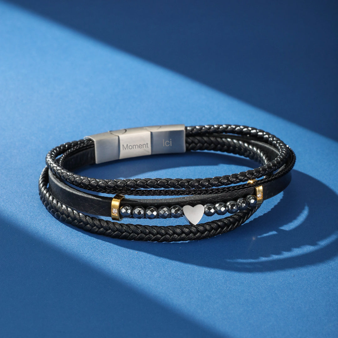 Men's Hematite Bracelet – Strength and Balance