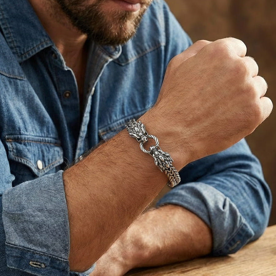 Bracelet Dragon Viking – Force Ancestrale