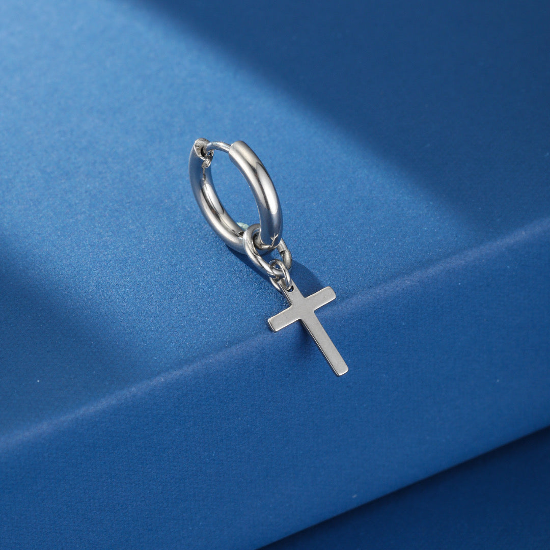 Men's Cross Earring - Modern Faith