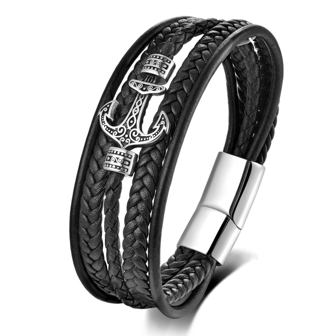 Men's Anchor Bracelet - Anchor Lines