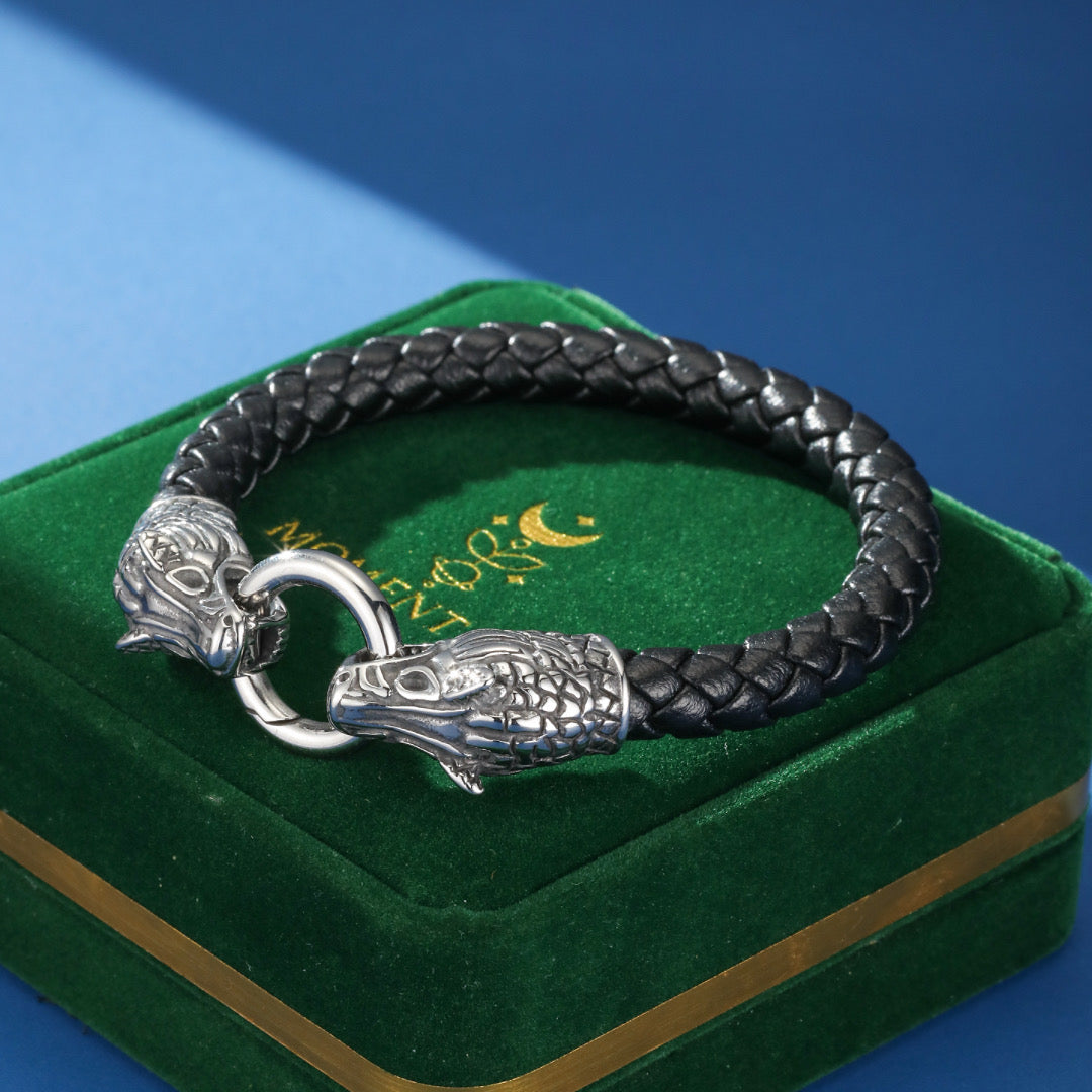 Bracelet Homme Cuir – Force Ancrée