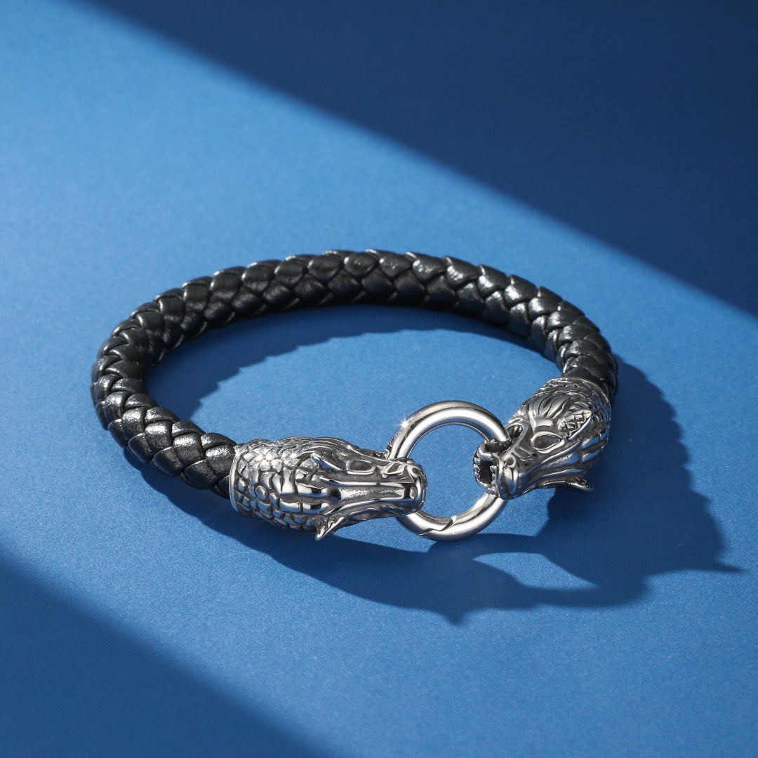 Bracelet Homme Cuir – Force Ancrée