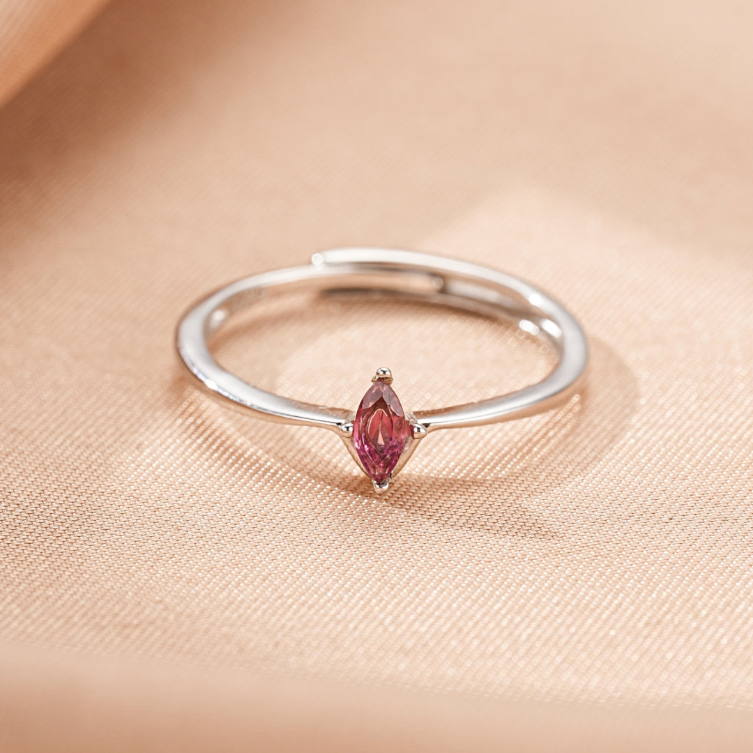 Bague Tourmaline – Promesse Céleste, Argent