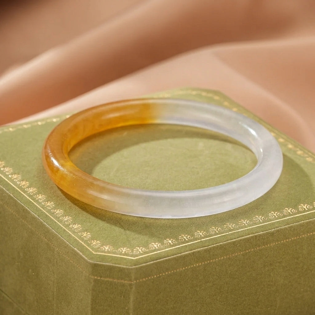 Bracelet Jonc Jade – Charme Singulier