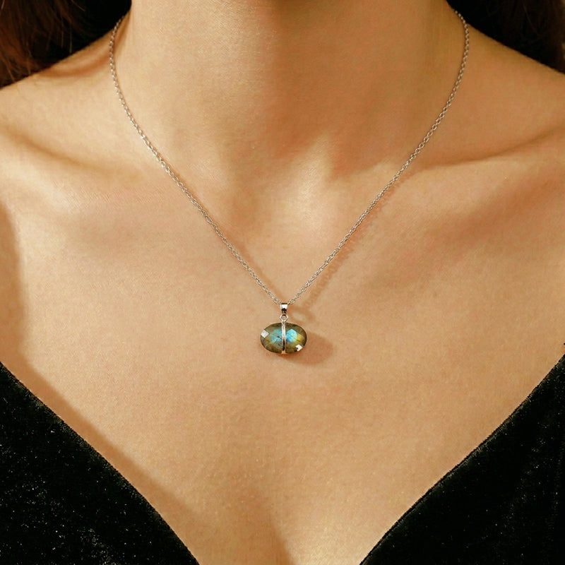 Collier Labradorite – Pierre Mystique
