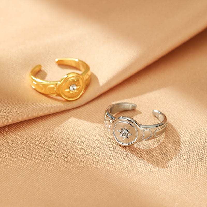 Bague Cœur – Amour Céleste