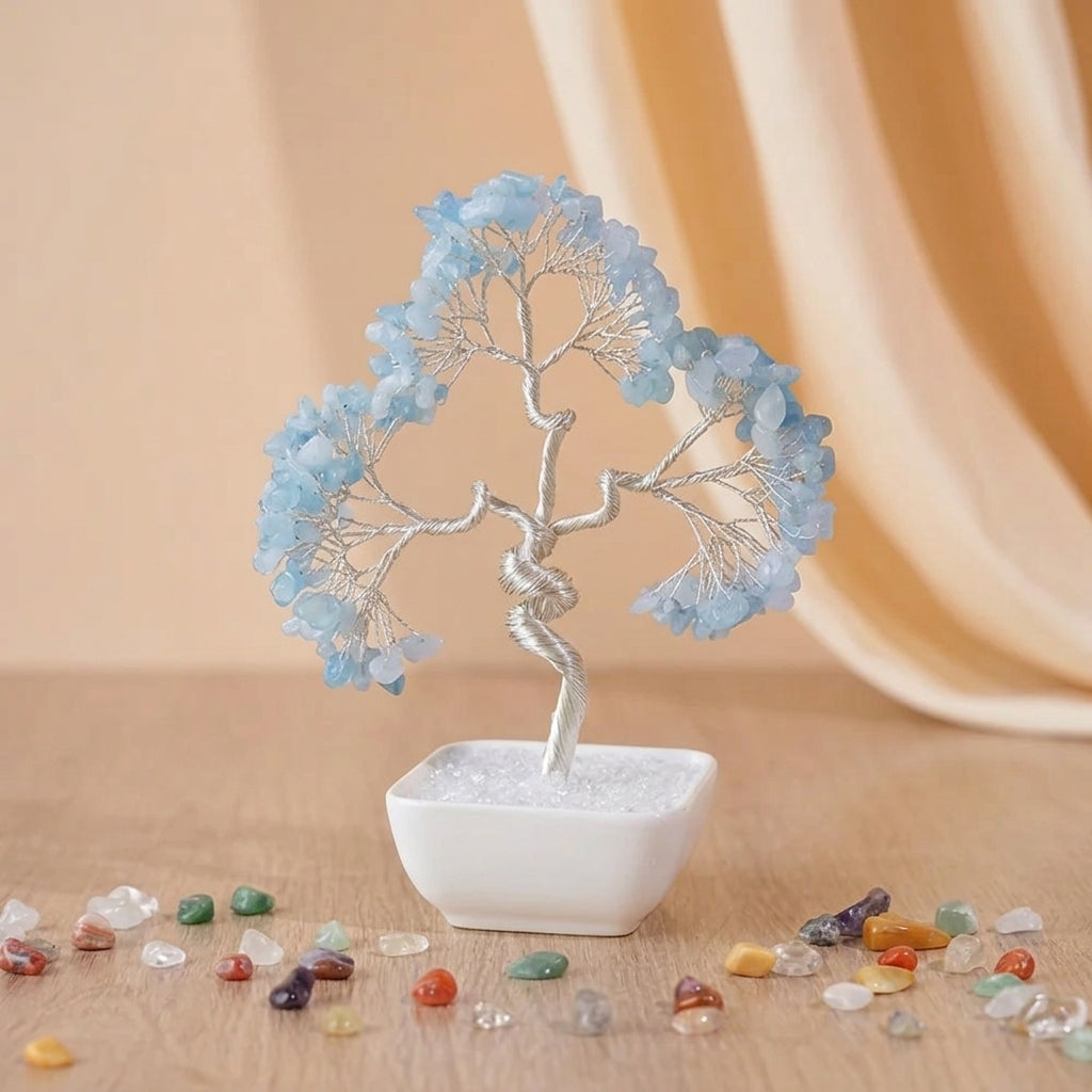 Arbre de Vie Aigue-marine – Ciel de Joie