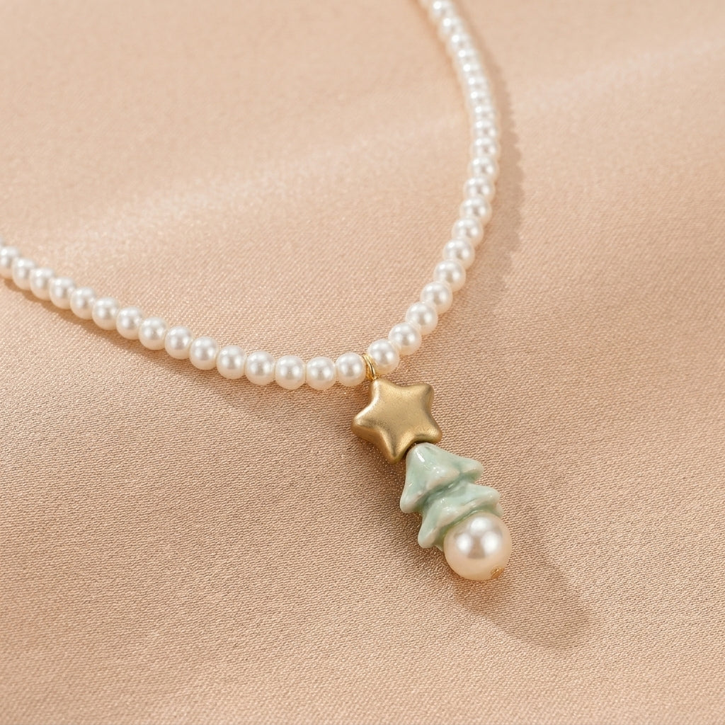 Collier Perle – Arbre de Lumière