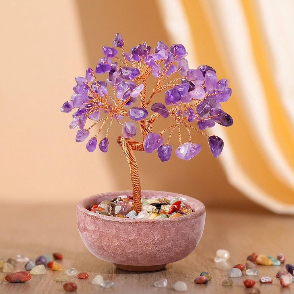 Arbre de Vie Pierres Naturelles – Source de Calme