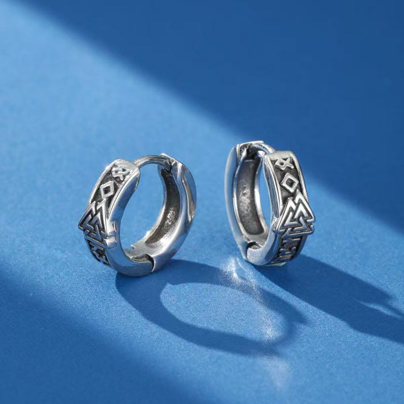 Men's Viking Earring - Odin's Strength