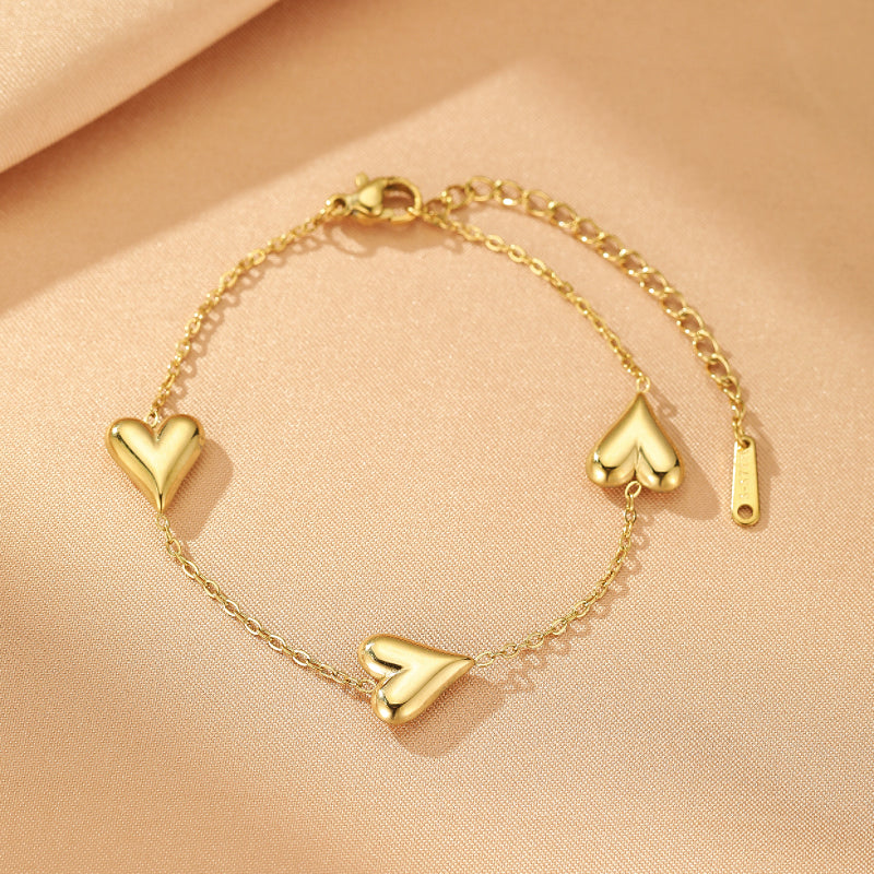 Bracelet Cœur – Éclat d'Amour