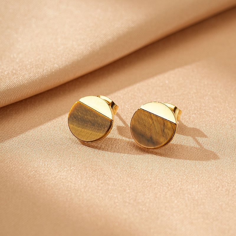 Lapis Lazuli / Tiger's Eye Earrings – Serene Radiance