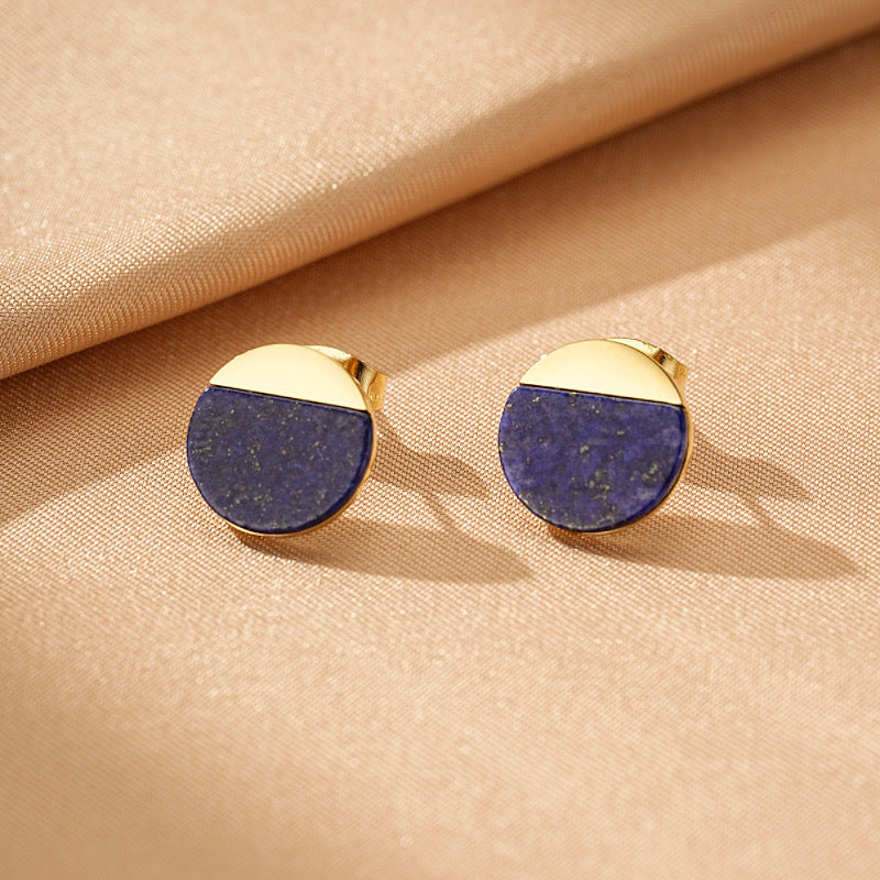 Lapis Lazuli / Tiger's Eye Earrings – Serene Radiance