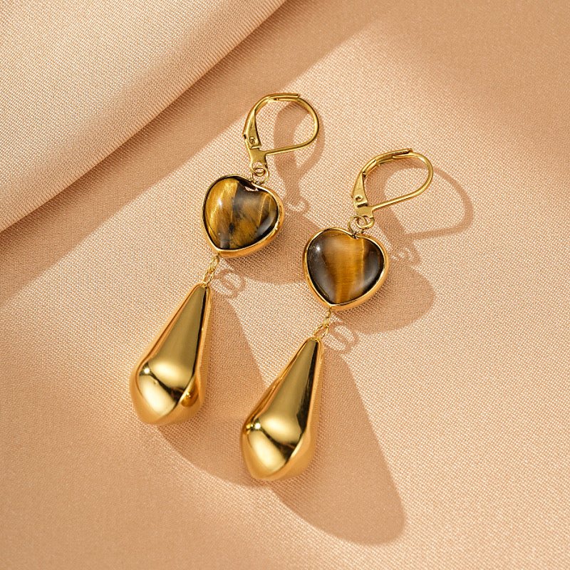 Tiger's Eye Earrings – Sparkle of the Heart