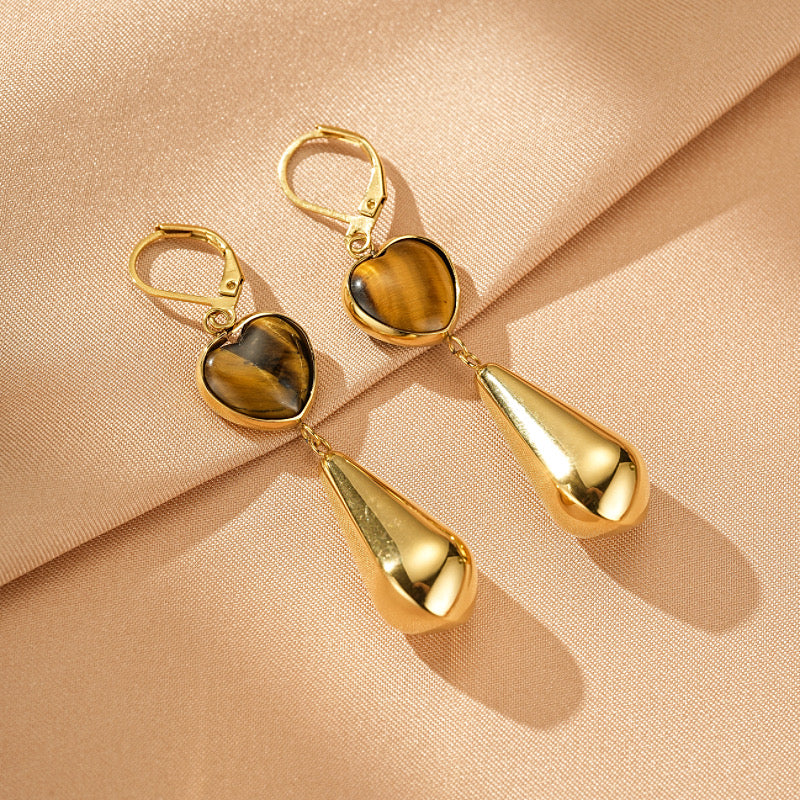 Tiger's Eye Earrings – Sparkle of the Heart