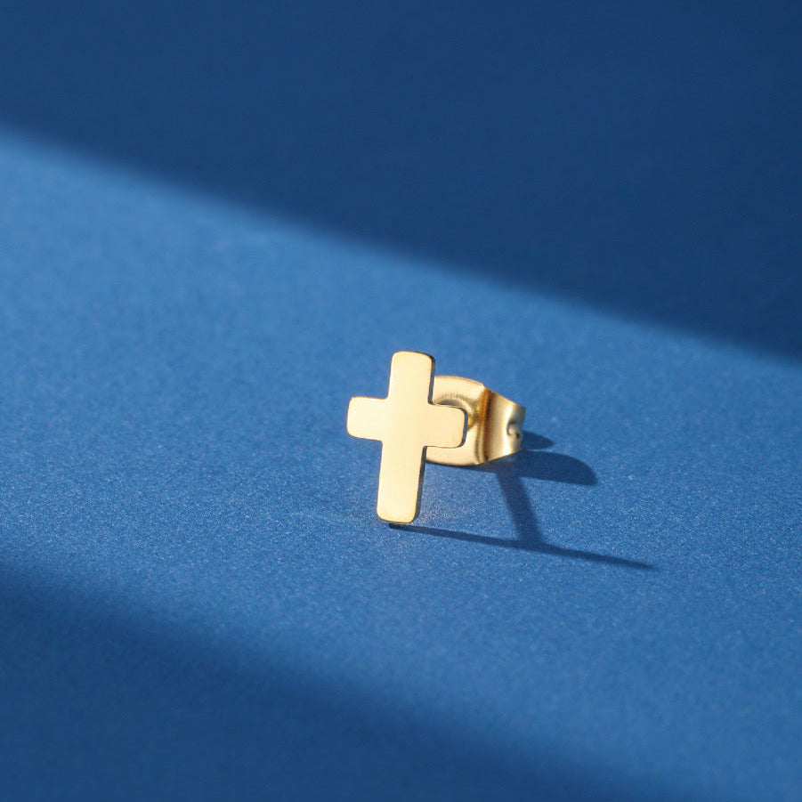 Men's Cross Earring - Urban Faith
