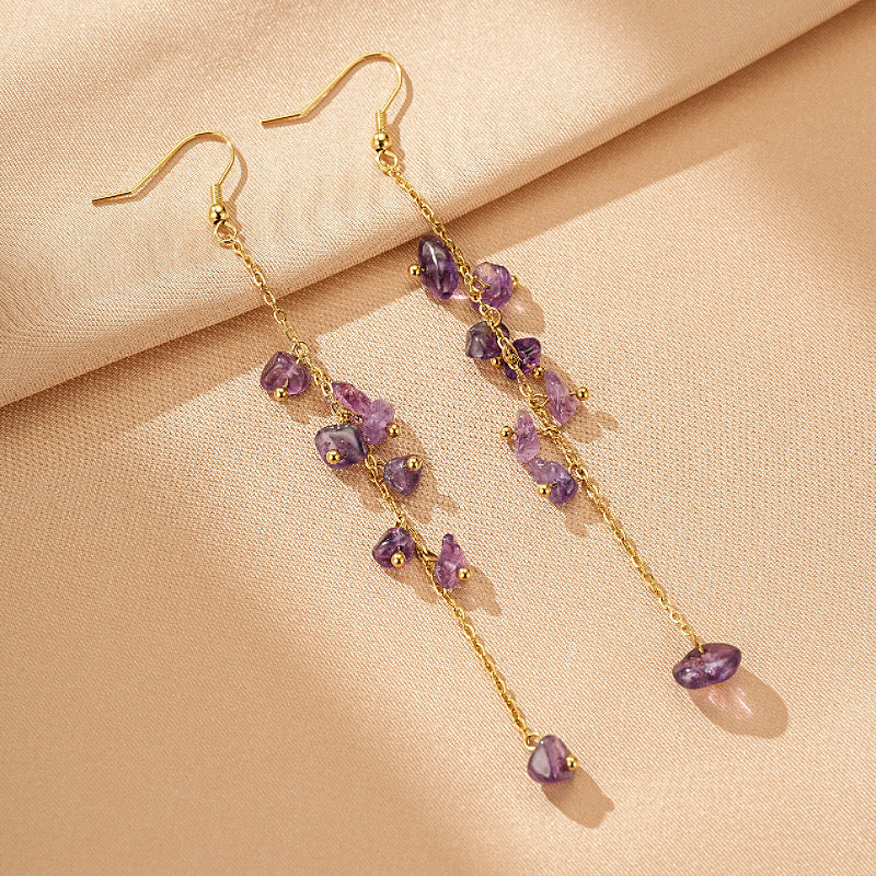 Amethyst and Apatite Earrings – Gentle Harmony